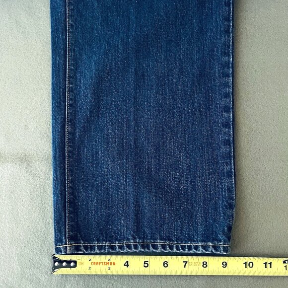 NWOT Lands' End Women's High Rise Straight Leg Blue Denim Jeans Plus Size 26W - Picture 10 of 11
